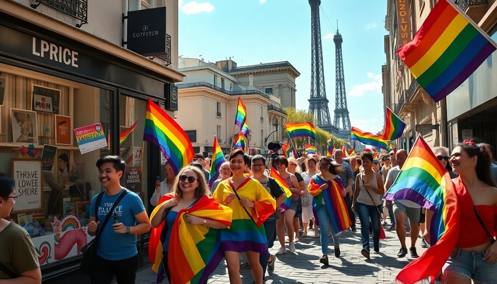 local businesses supporting pride