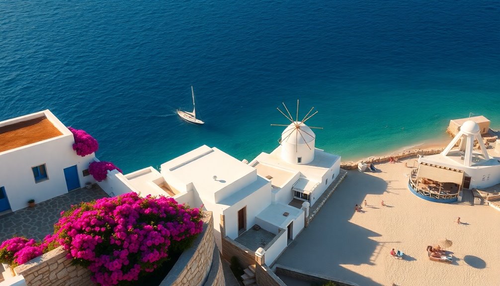 mykonos arrival to paradise